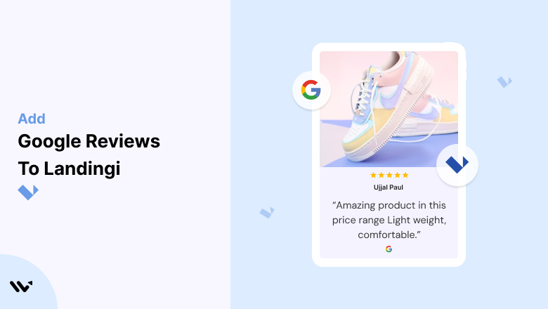Google Reviews to landingi page
