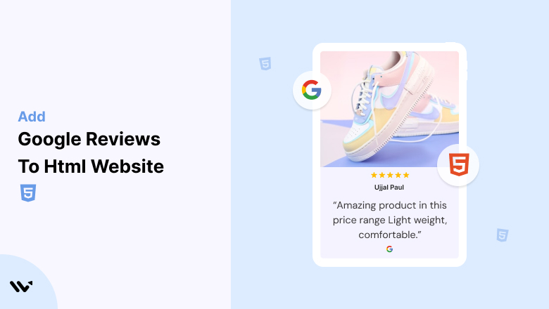 add Google Reviews to Html Websitess