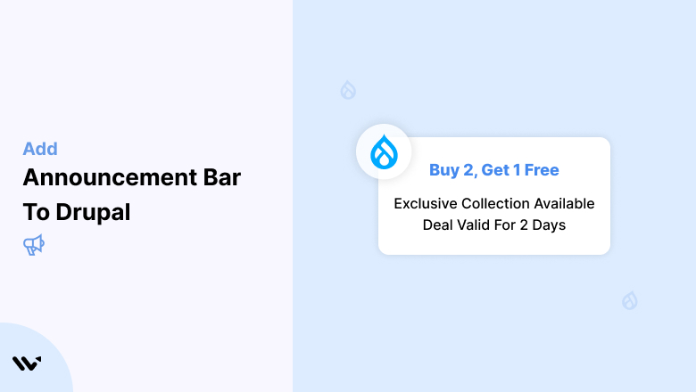 Announcement Bar to Drupal