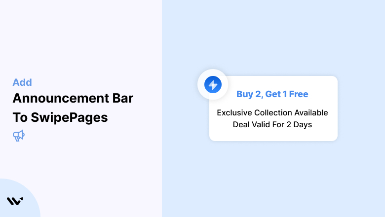 Announcement Bar to SwipePages