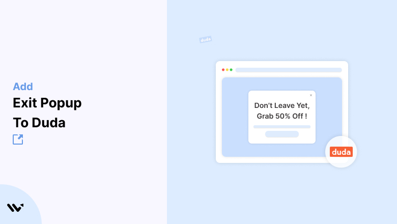 Exit Popup to duda
