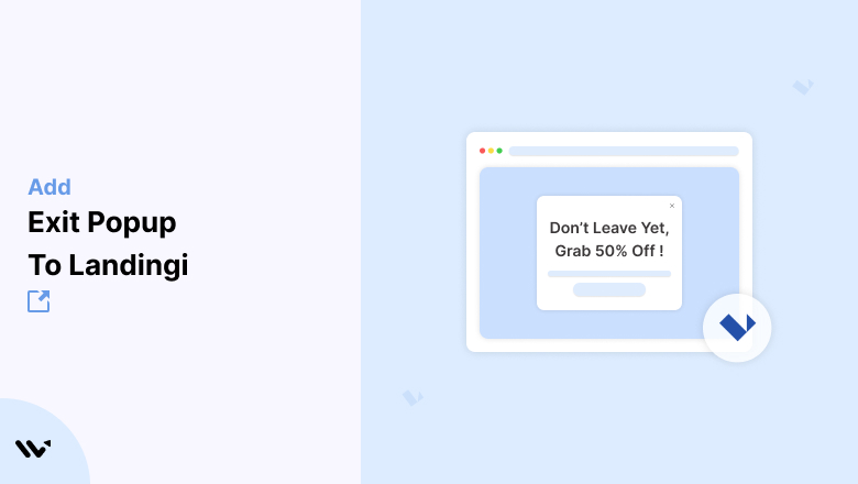 Exit Popup to landingi