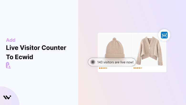 Easily Add Live Visitor Counter to Ecwid Site