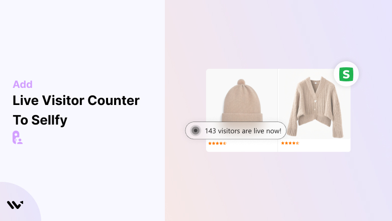 Easily Add Visitor Counter to Your Sellfy Site