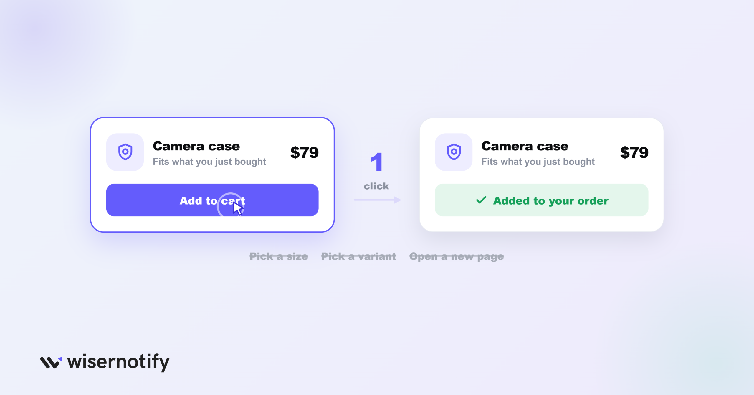 Make Adding Items a One-Click Job