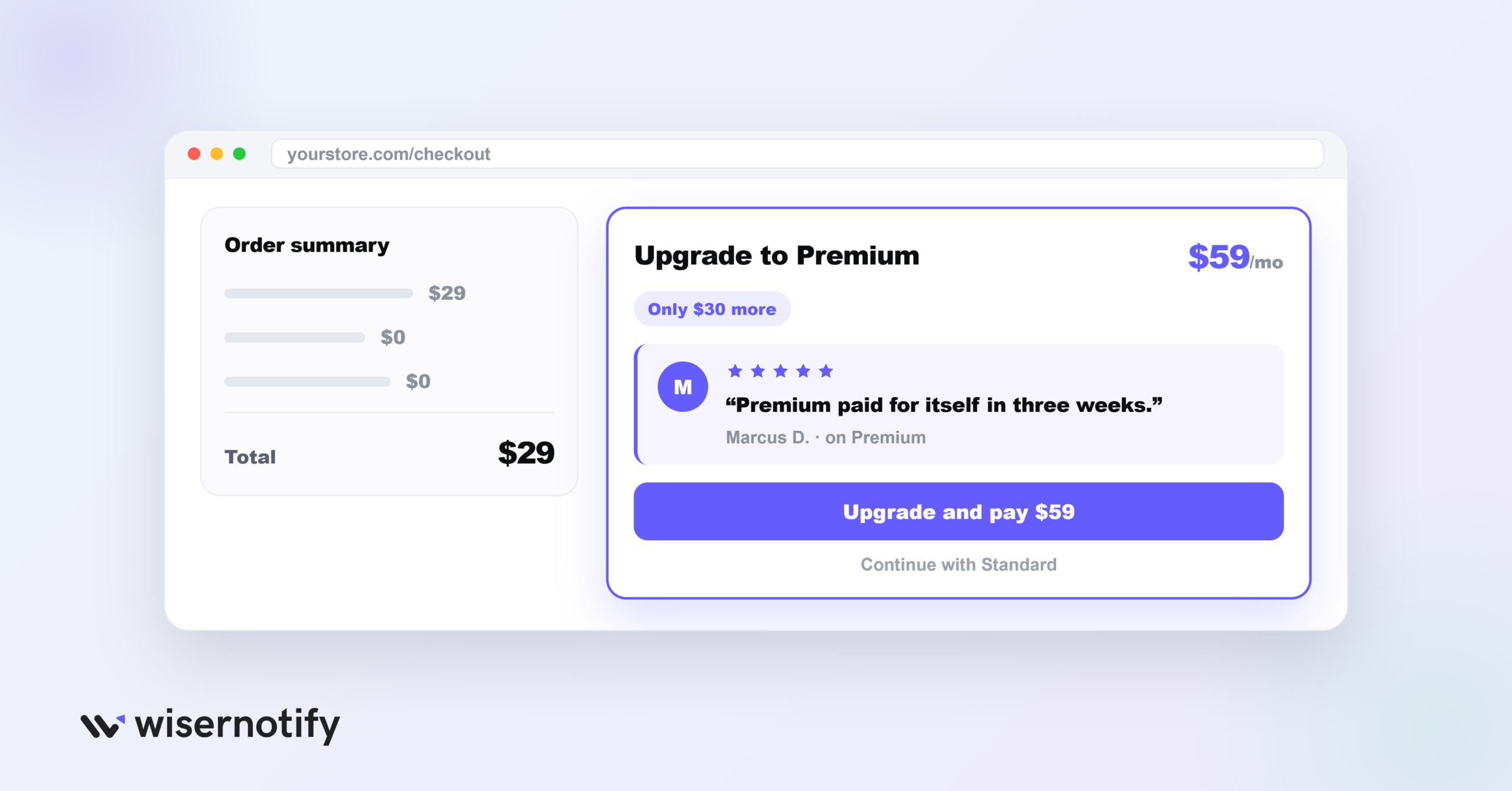 Show Reviews for the Premium Option