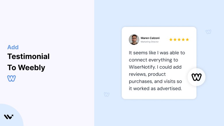 Testimonial to Weebly