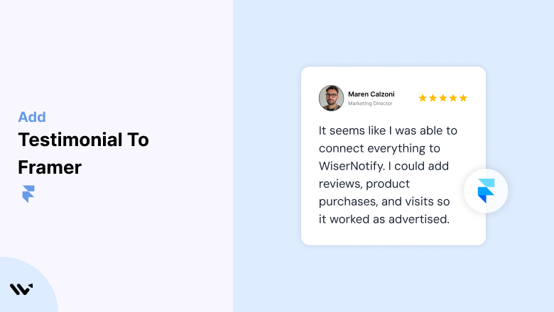 Testimonial to frameres