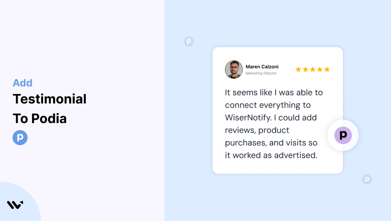 Testimonial to podia