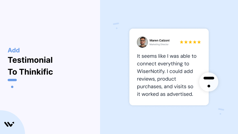 Testimonial to thinkific