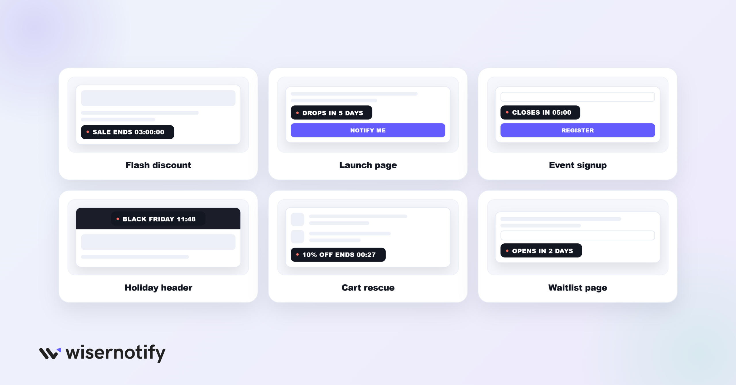 Where to Put Your Countdown Timer