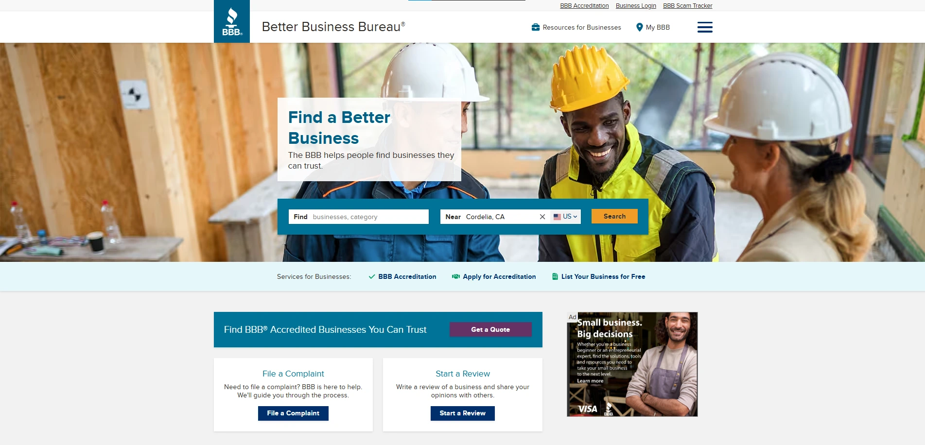 BBB Customer Review Platform