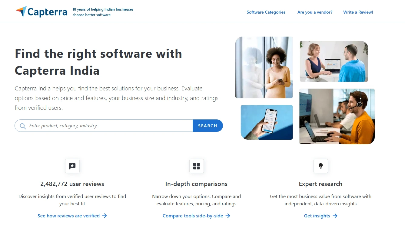 Capterra Customer Review Platform