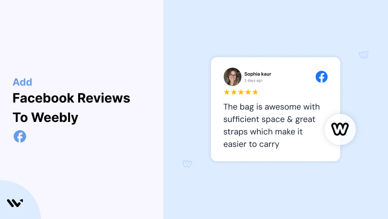 facebook Reviews to Weebly