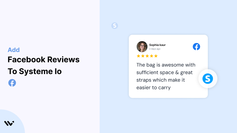 facebook Reviews to systeme io
