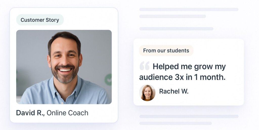 Other Ways to Add Testimonials