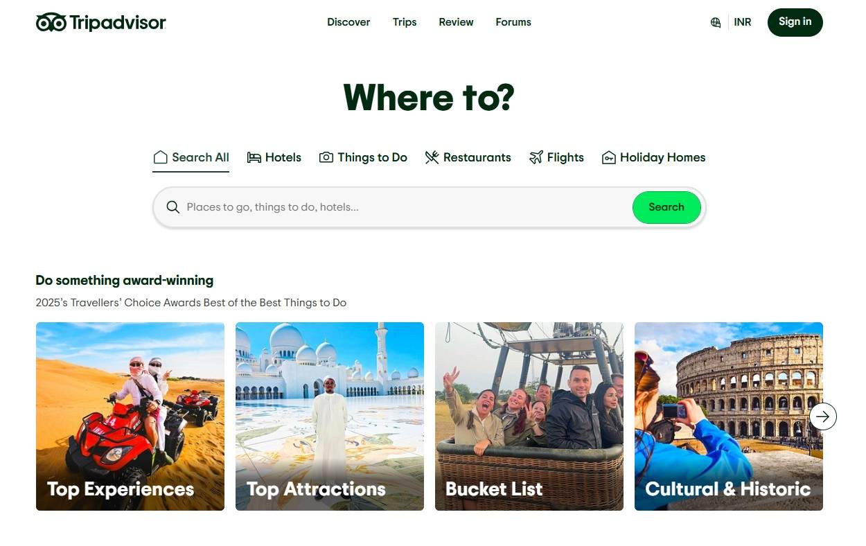TripAdvisor Customer Review Platform