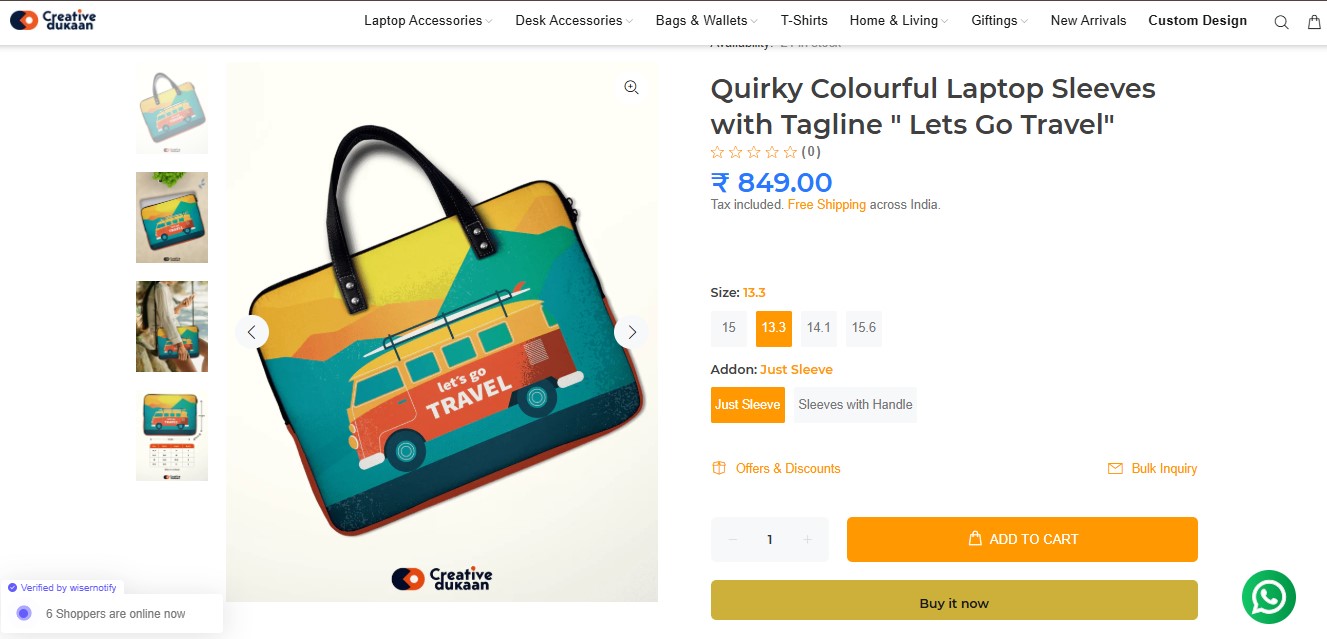 Active visitor count social proof