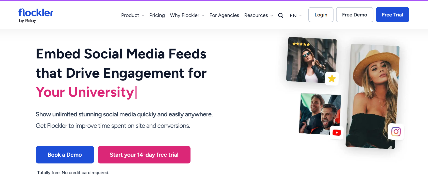 Flockler social media aggregation platform
