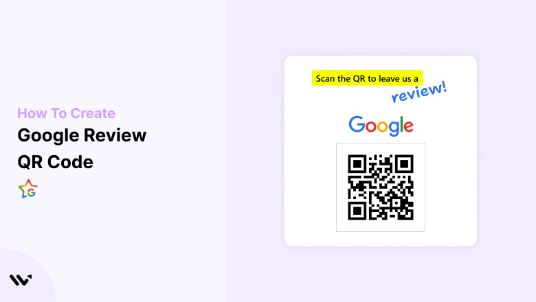 Google Reviews QR code