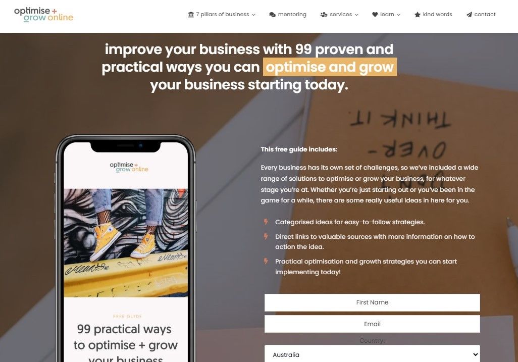 Optimise & Grow Online