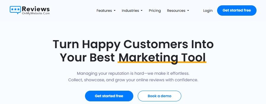 ReviewsOnMyWebsite
