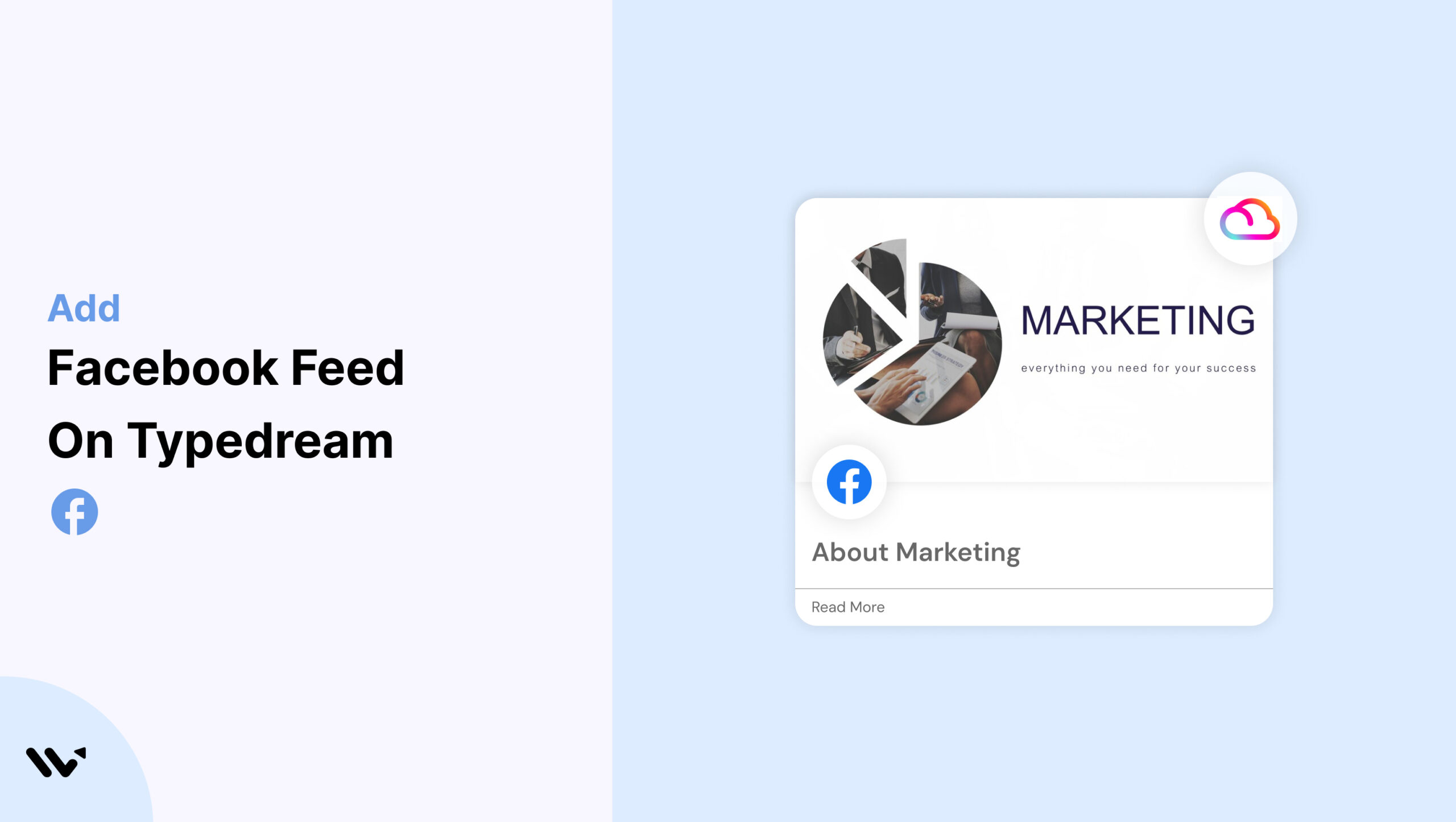Add on Facebook Feed on Typedream