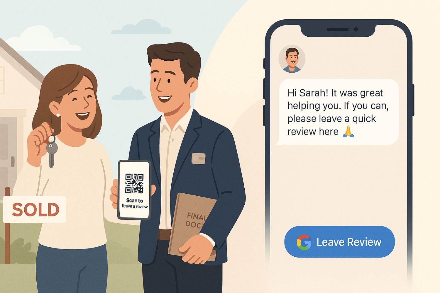 Ask Happy Clients Right After Deal Closing
