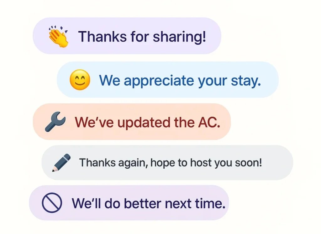 Responding to Airbnb Guest Reviews