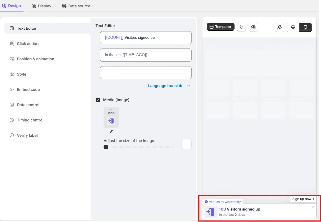 Lead Counter booking widget for website