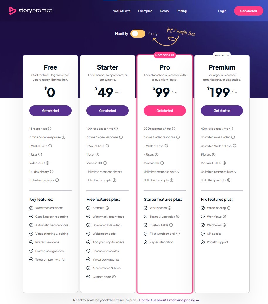 StoryPrompt pricing