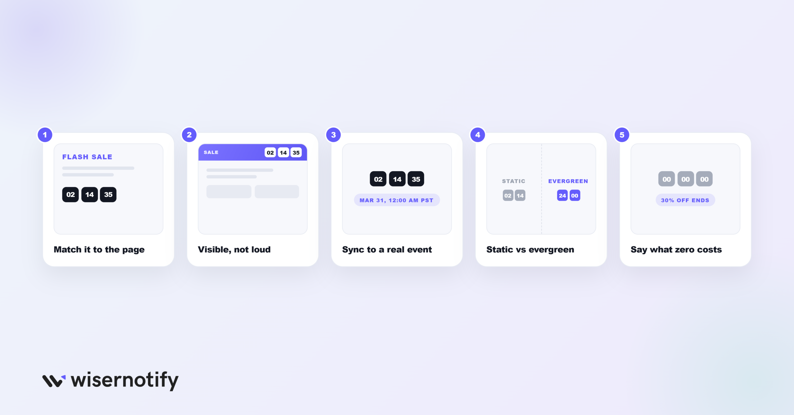 5 Best Practices for Countdown Timers