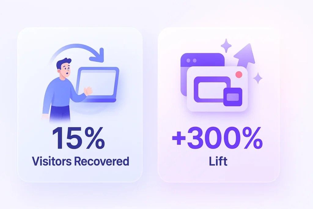Real Stats to Prove the Point for exit popup