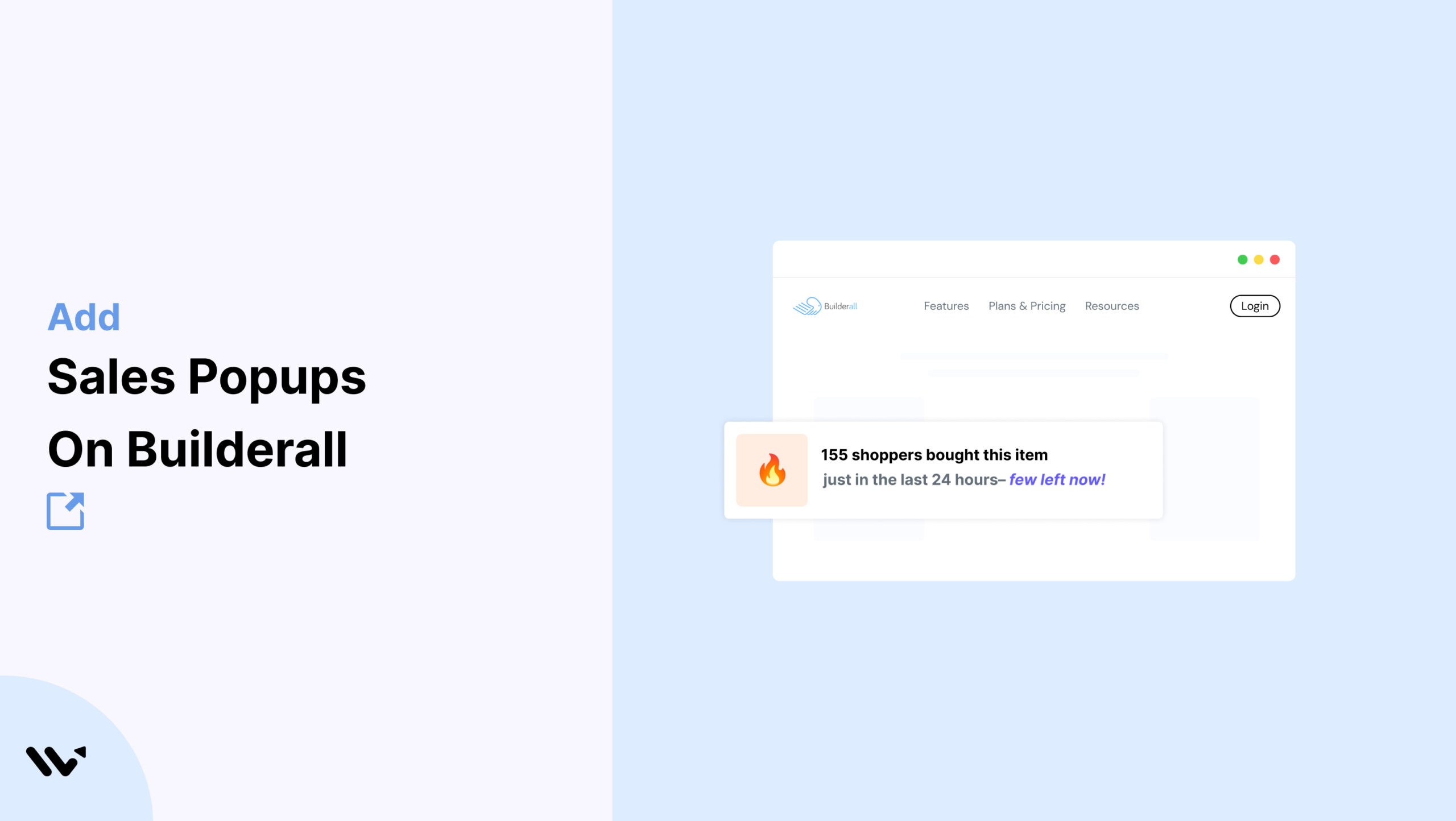 Sales Popups on Builderall
