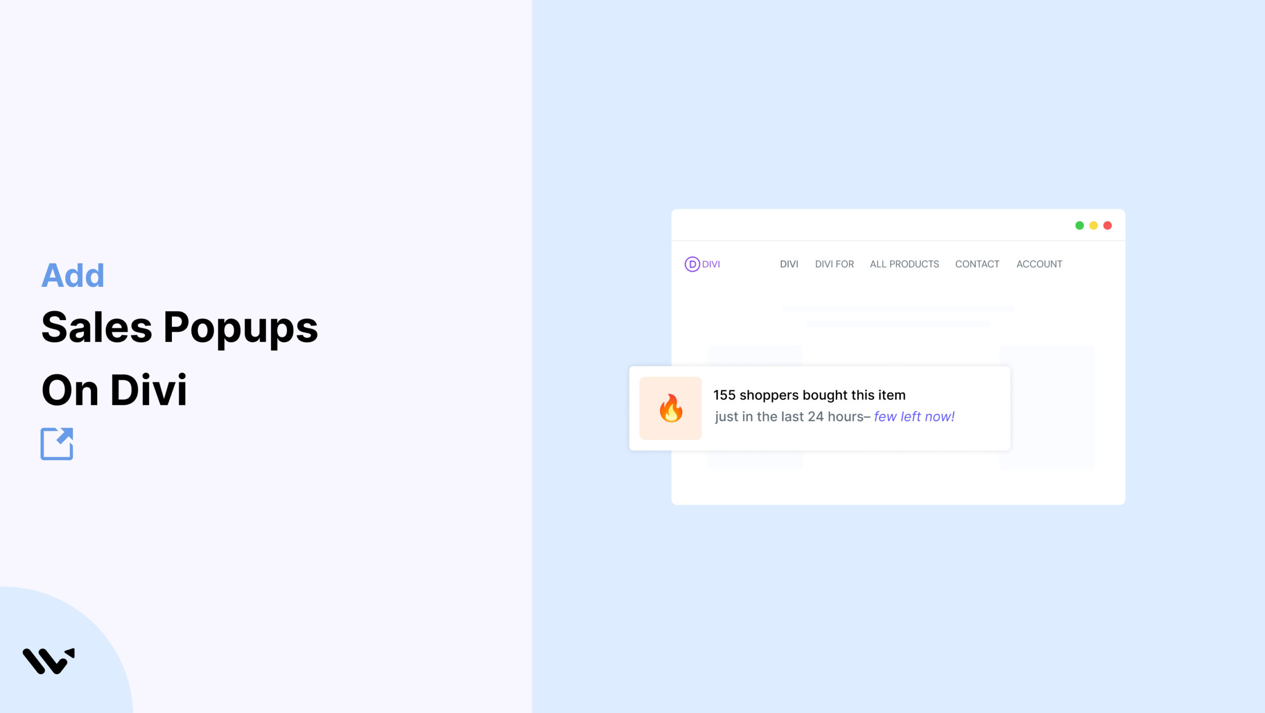 Sales Popups on Divi