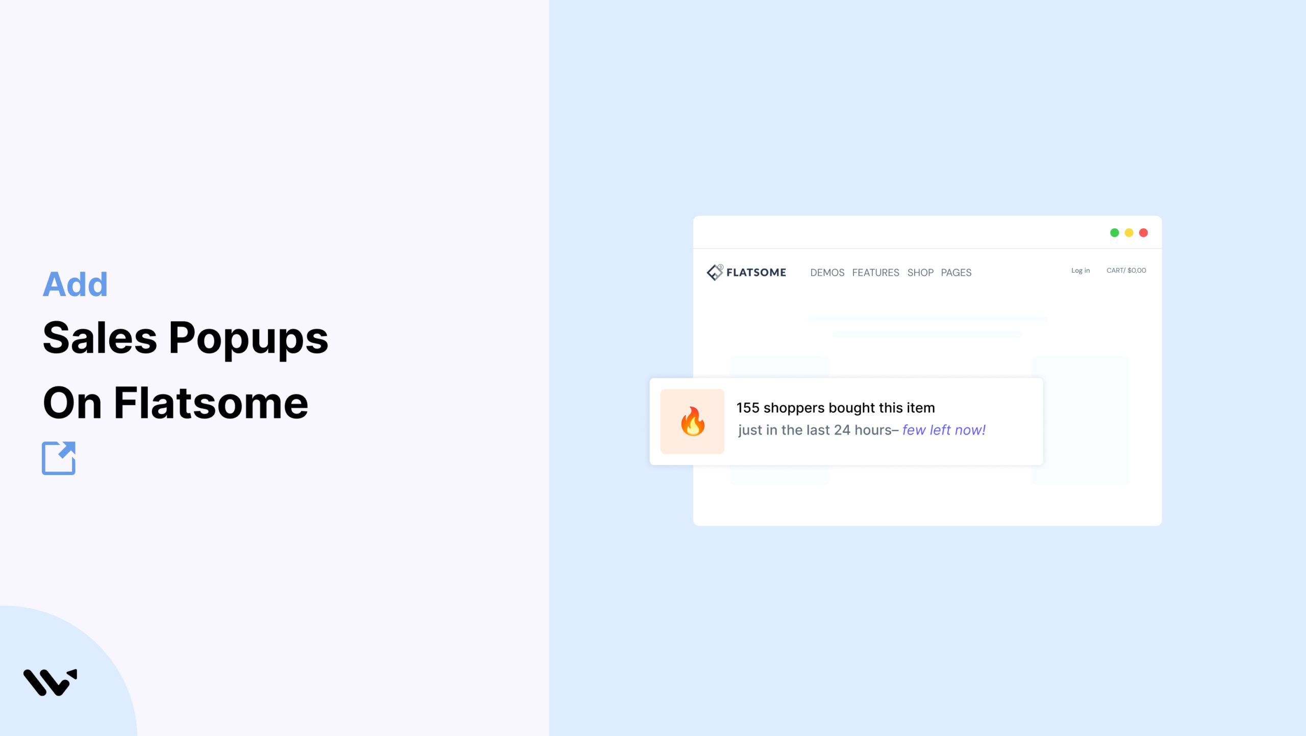 Sales Popups on Flatsome