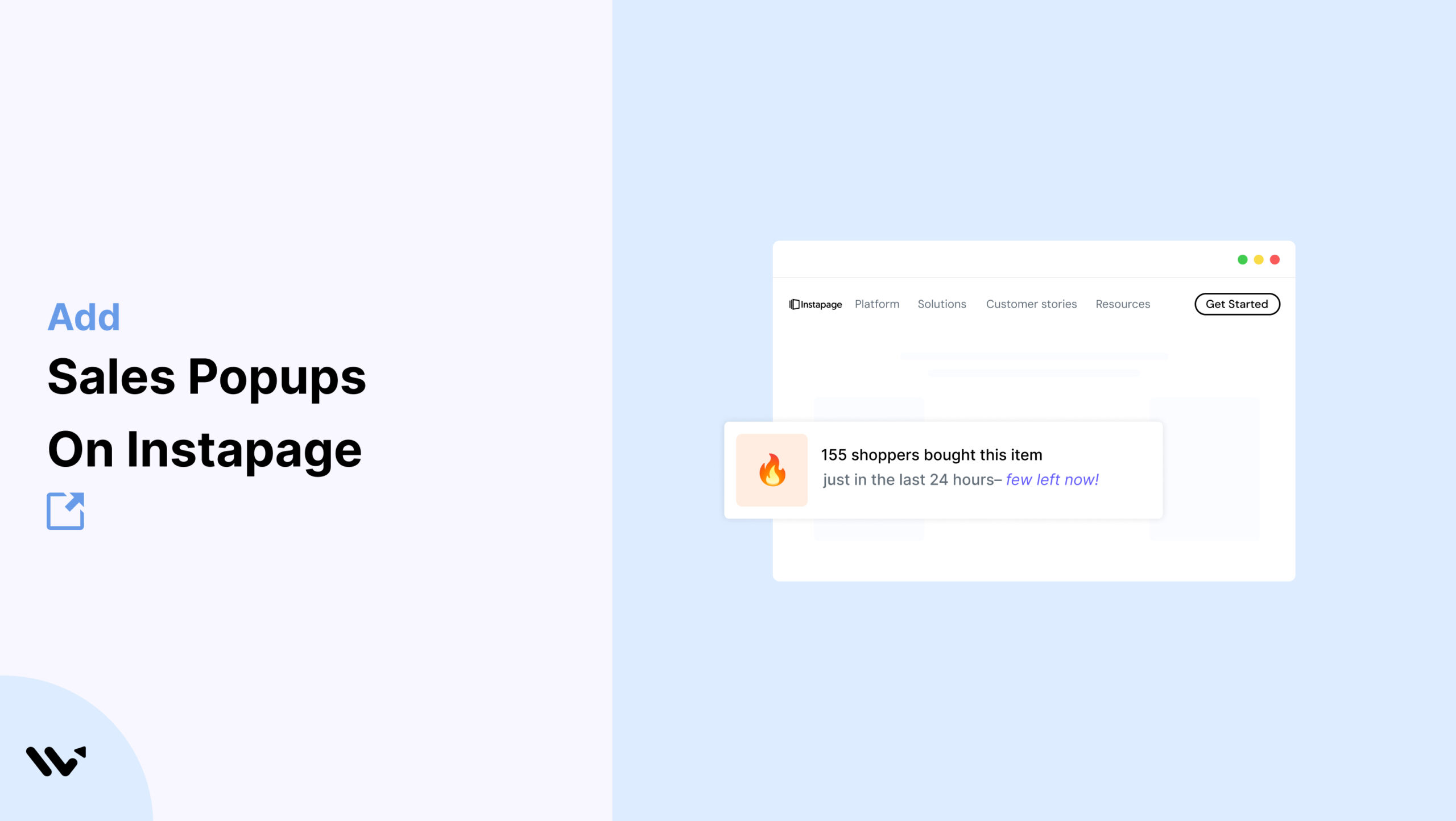 Sales Popups on Instapage