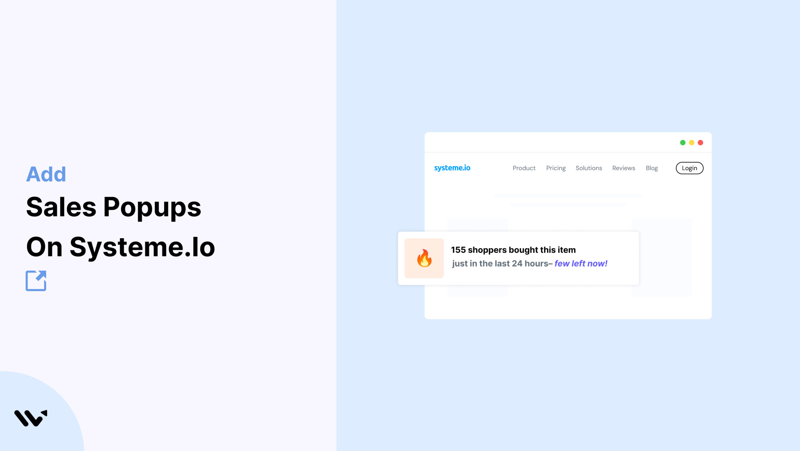 Sales Popups on Systeme.io