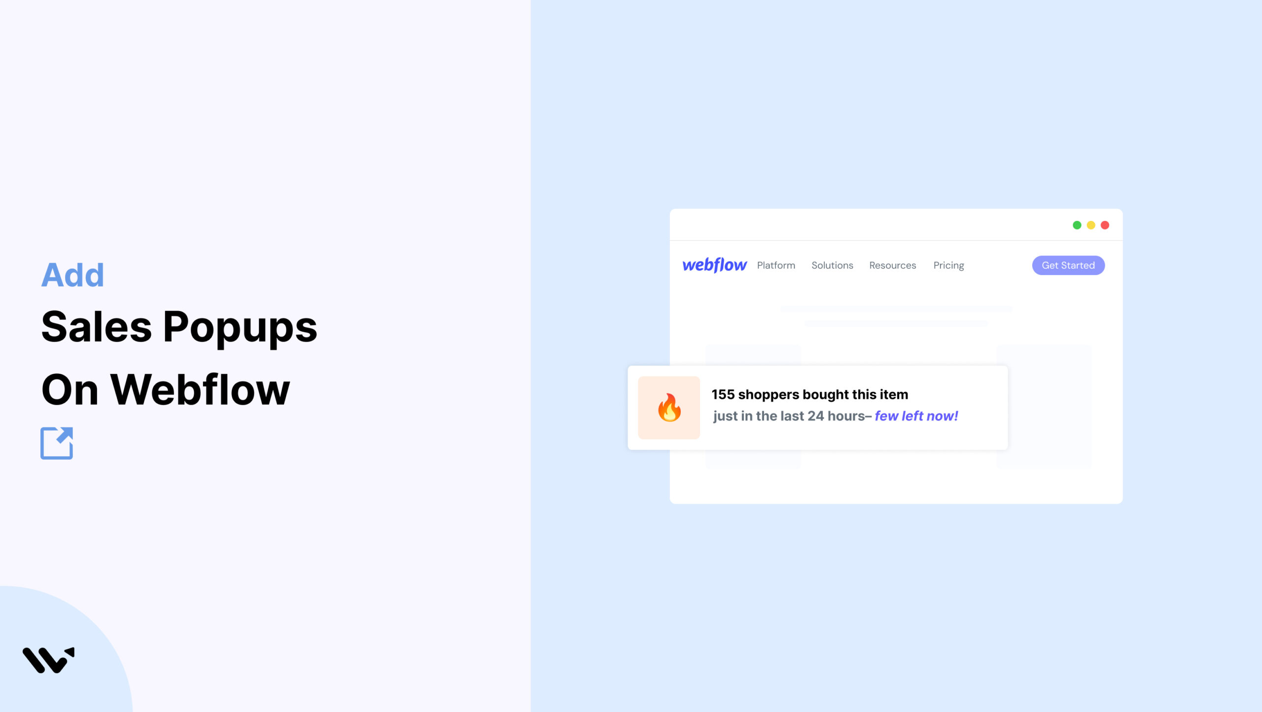 Sales Popups on Webflow
