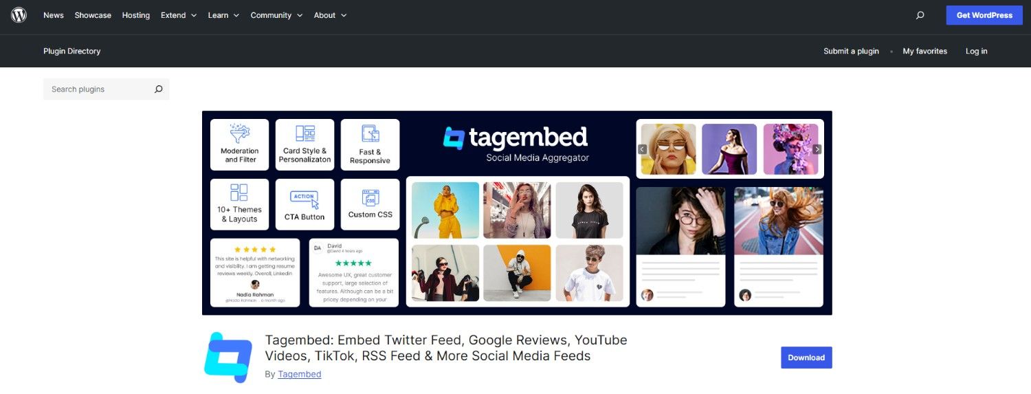 Tagembed Google Review aggregator