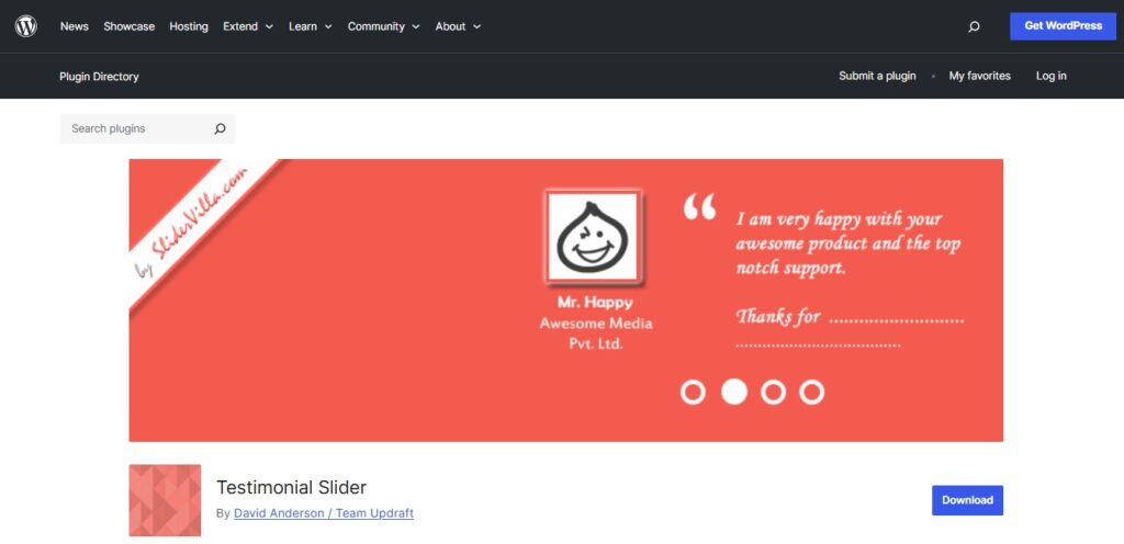 Testimonial Slider