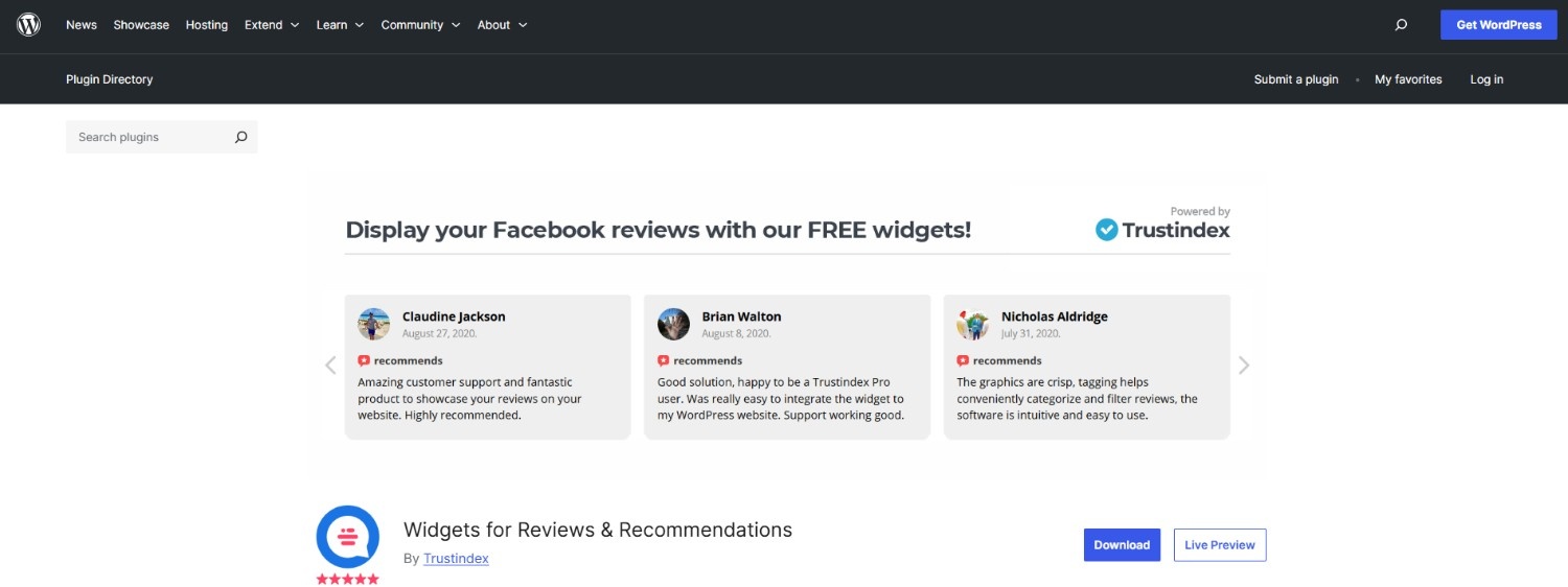 Widgets for Reviews & Recommendations - Trustindex