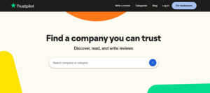Trustpilot verified review platform