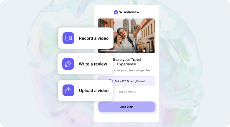 Online travel site collecting customer reviews