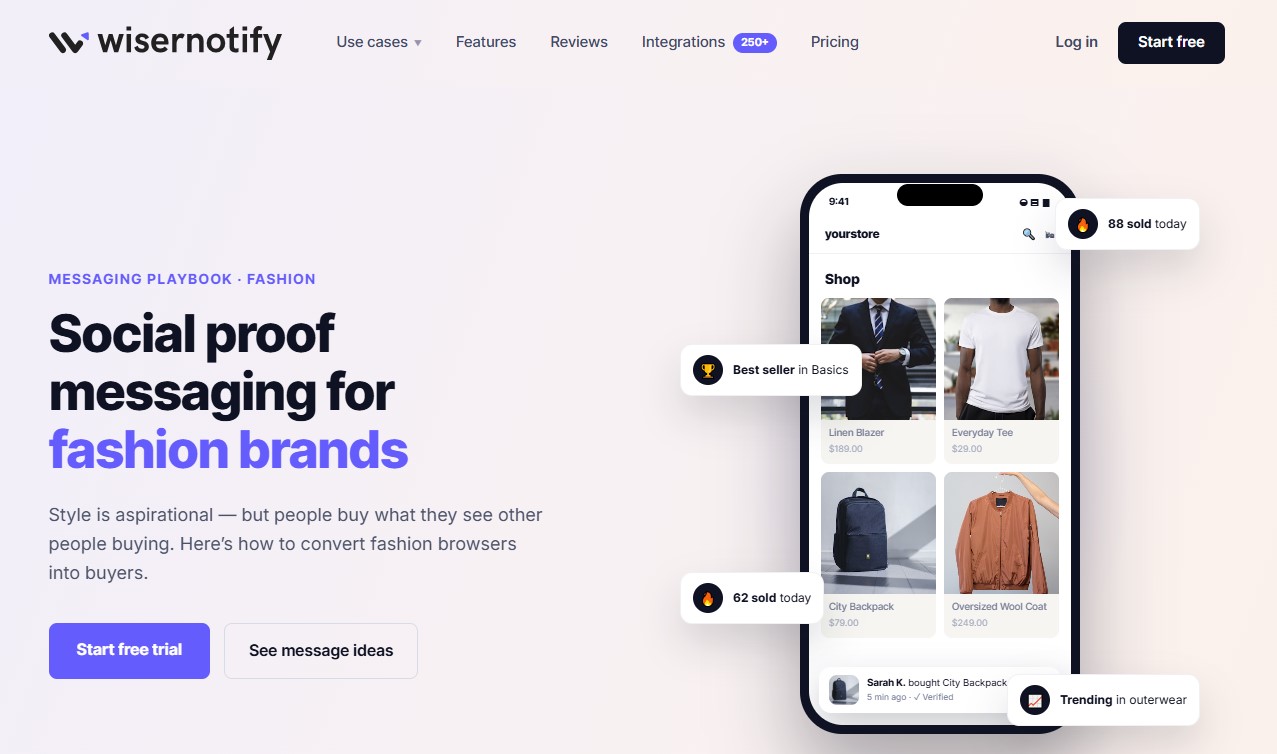 fashion wisernotify
