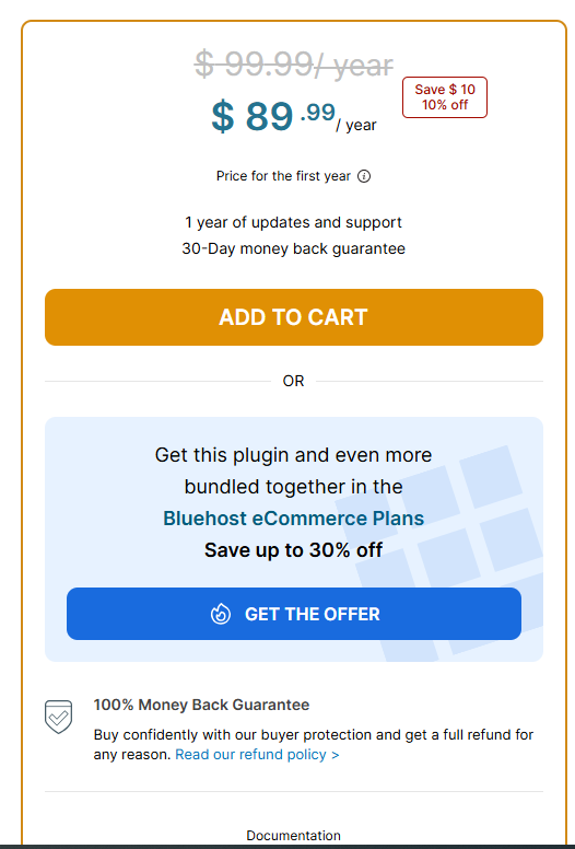YITH pricing