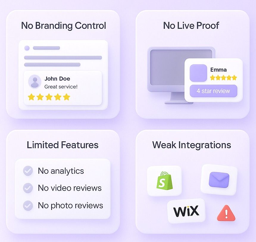 Why Consider Alternatives to ReviewsOnMyWebsite