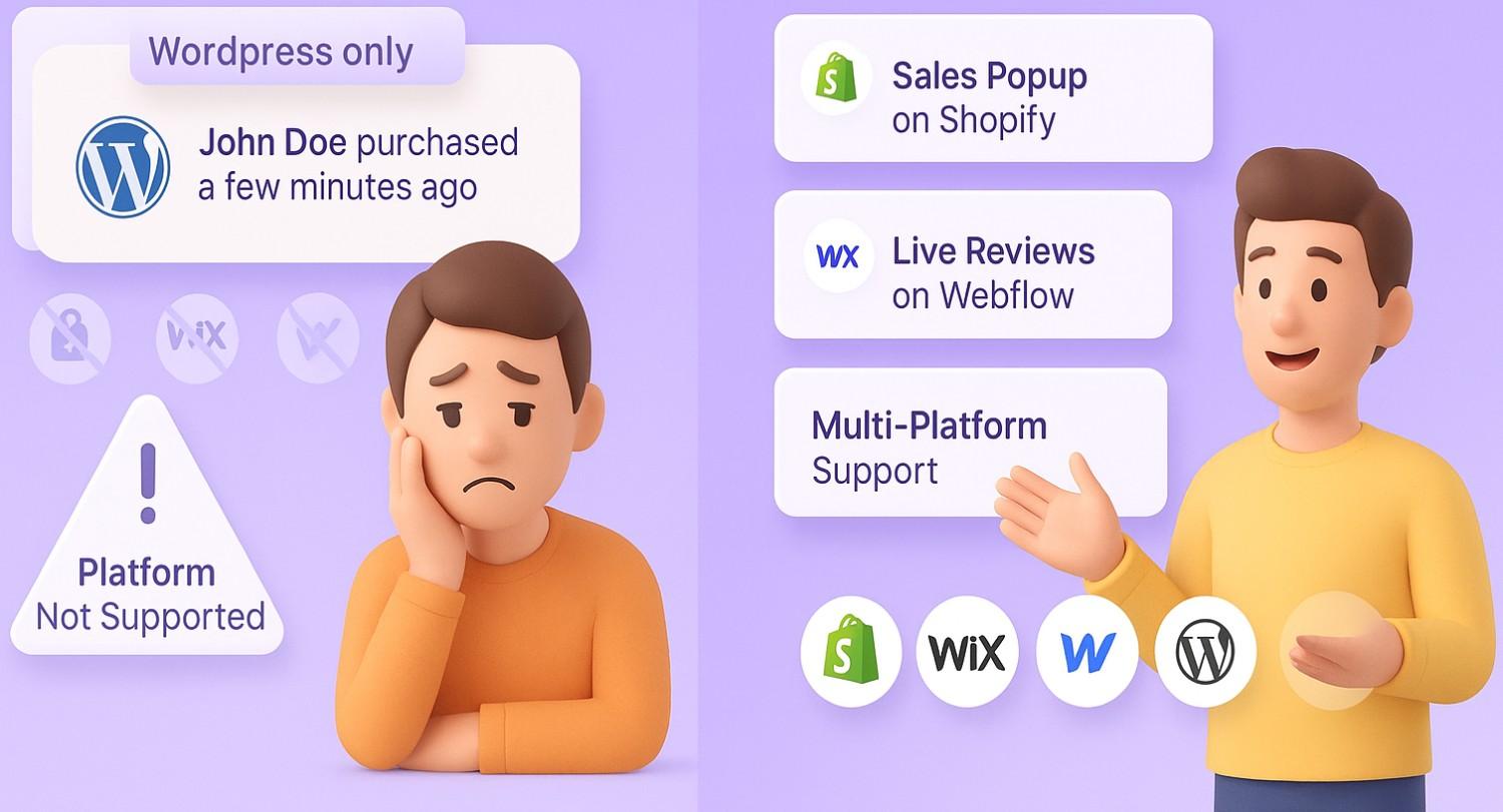 NotificationX vs alternatives