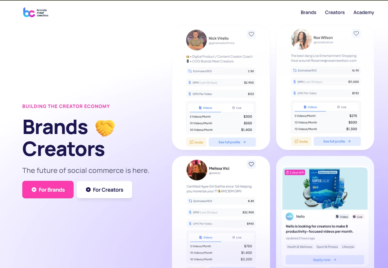 Brands meet creator
