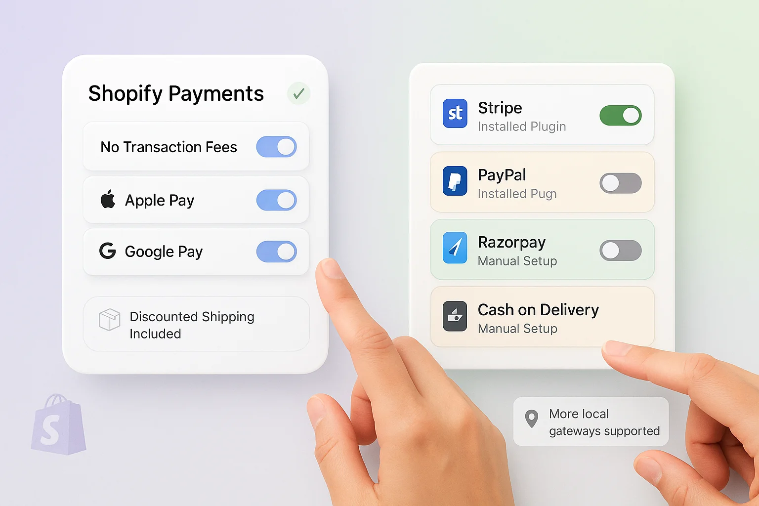 Payments and shipping